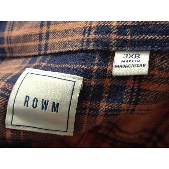 New Set Of 3 Mens Warm Casual Outdoor Chore Work Plaid Flannel Shirts 3XB/3XT - Picture 7 of 12